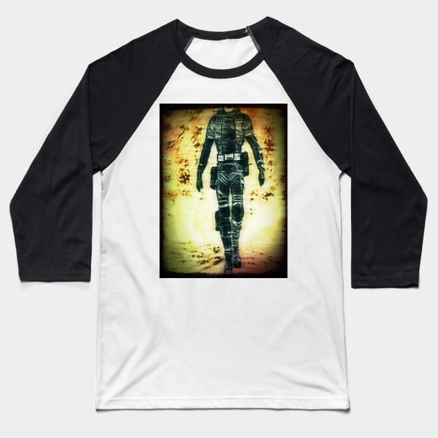 winter soldier poster, digital art Baseball T-Shirt by TriForceDesign